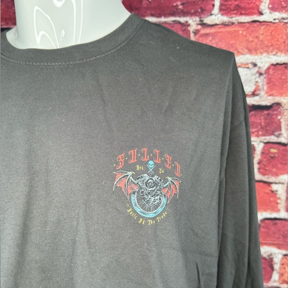 Sullen Art Collective Long Sleeve Graphic T-shirt - Gray - Size: 3XL - NWT - Picture 6 of 14